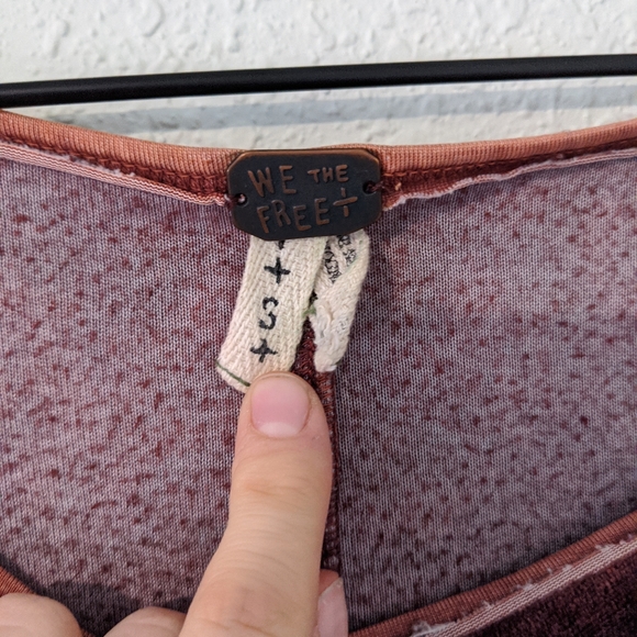 We the free velvet oversized shirt - Picture 5 of 5